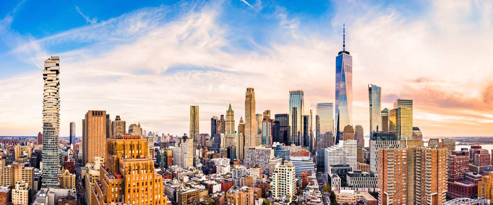 view of the NYC Skyline