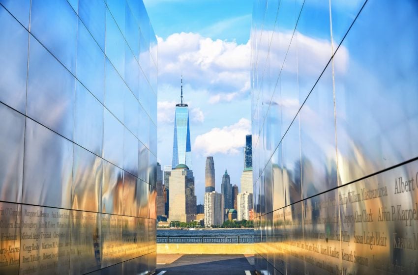 The Empty Sky 9/11 Memorial at Liberty State Park in Jersey City