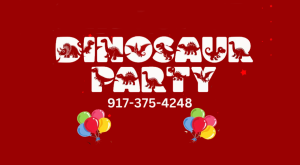 Dinosaur party montage